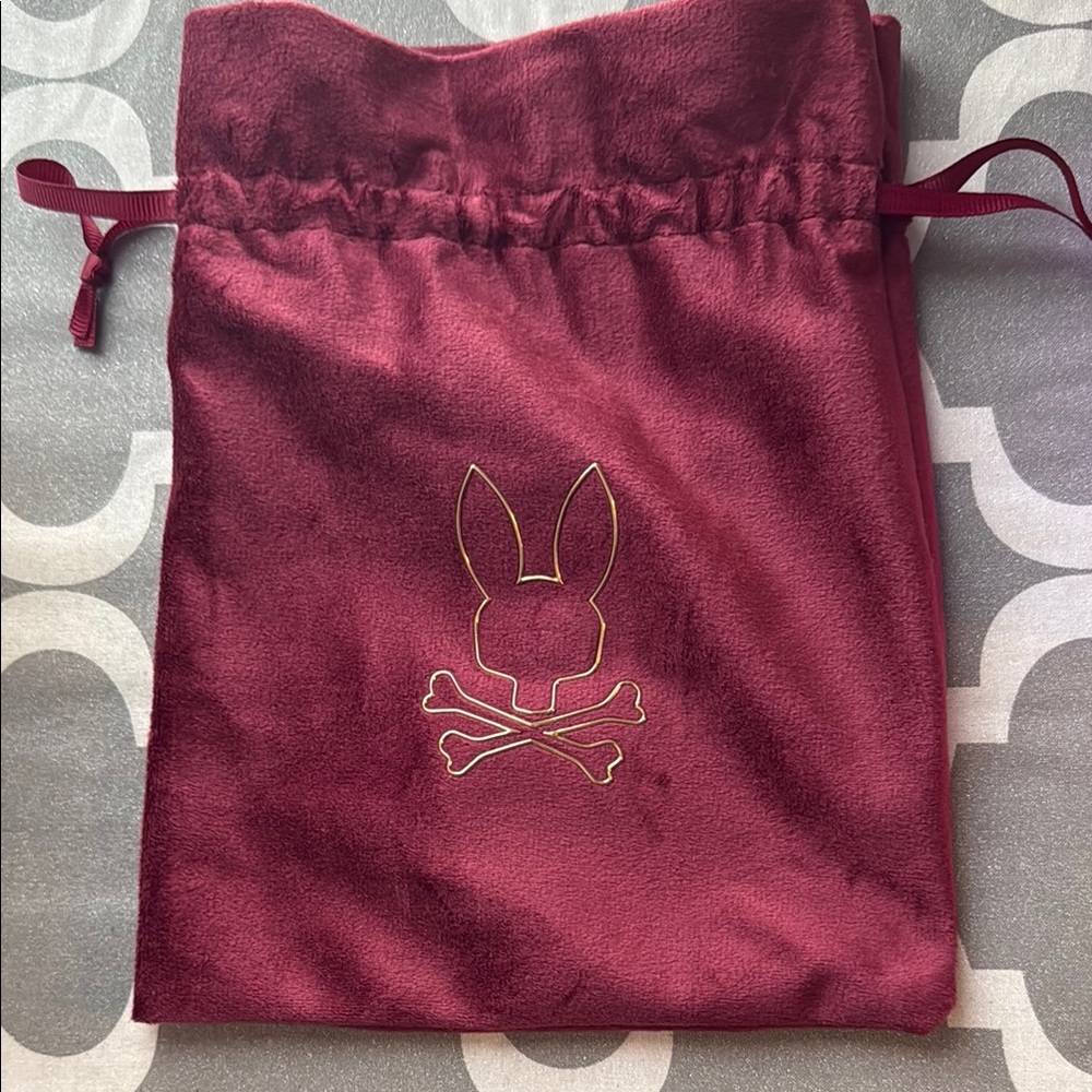 Psycho Bunny- Red Drawstring Bag